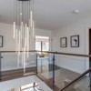 LLHZSY 18-Light Dimmable Integrated LED Chandelier Linear Kitchen Island Light Fixture-Black - 2 of 4