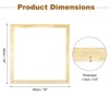 Unique Bargains DIY Sturdy Wood Easy to Assemble Canvas Frame for Oil Paintings - 2 of 4