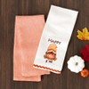 The Lakeside Collection Thankful Gnome Set of 2 Embroidered Kitchen Towels - Happy Fall Y"all - 2 of 2