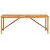 vidaXL Patio Dining Table 78.7 in.x35.4 in.x29.1 in. Solid Wood Acacia - 3 of 4