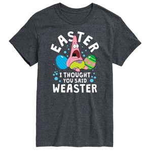 Men's - SpongeBob Squarepants - Easter Weaster Patrick Short Sleeve Graphic T-Shirt - 1 of 4