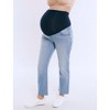Women's Secret Fit Over the Belly Slim Straight Leg Jeans | Motherhood Maternity - 3 of 4