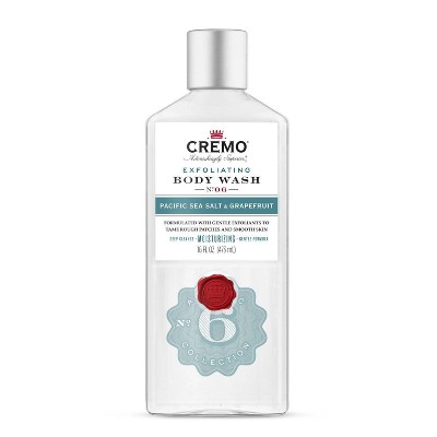 Cremo Exfoliating Body Wash Pacific Sea Salt and Grapefruit - 16 fl oz