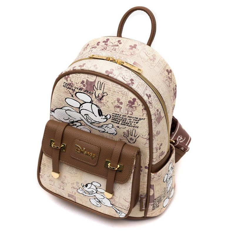 Mickey Mouse WondaPop 11" Vegan Leather Fashion Mini Backpack, 5 of 8
