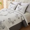 Acoinel Lightweight Polyester Fabric Bedspread Set Rose - 3 of 4