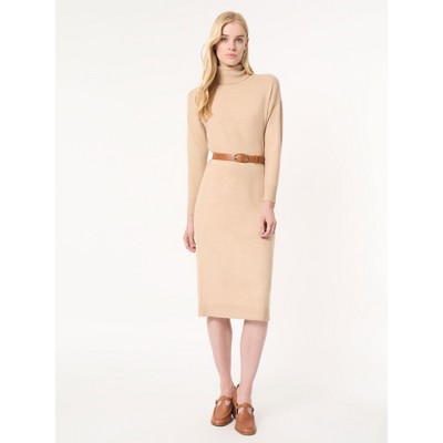 Jones New York Belted Turtleneck Sweater Dress - XL