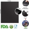 MOVSSOU BBQ Grill Mat Set of 5 Baking Mats Resuable Non-Stick Electric Grill Gas Charcoal BBQ 15.75 x 13 inch - 2 of 4