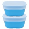 Re-Play 2pk Silicone Square Bowl Lids - image 2 of 3