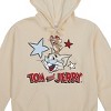 Tom & Jerry Patriotic Characters Adult Tofu Long Sleeve Hooded Sweatshirt With 3D Ears - image 2 of 2