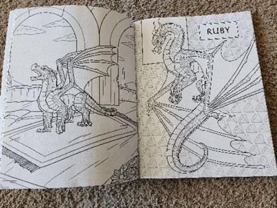 Official Wings Of Fire Coloring Book (media Tie-in) By Tui T ...
