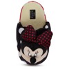 Disney Ladies Minnie Mouse Plush Slippers - Ladies Classic Minnie Mouse 3D Plush Slippers Plush House Slippers - 3 of 4
