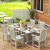 WestinTrends 7 Piece Outdoor Patio Dining Set Outdoor Table and Armchair Set - 2 of 2
