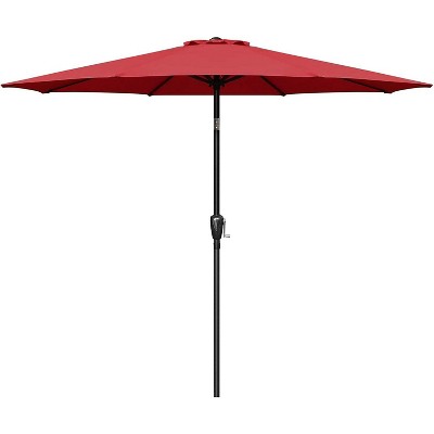 CAVINAS 9 FT Sun Shades Outdoor Patio Lightweight Poolside Umbrella, Crank, Sunshades for Patiol, No Base