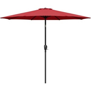 CAVINAS 9 FT Sun Shades Outdoor Patio Lightweight Poolside Umbrella, Crank, Sunshades for Patiol, No Base - 1 of 4
