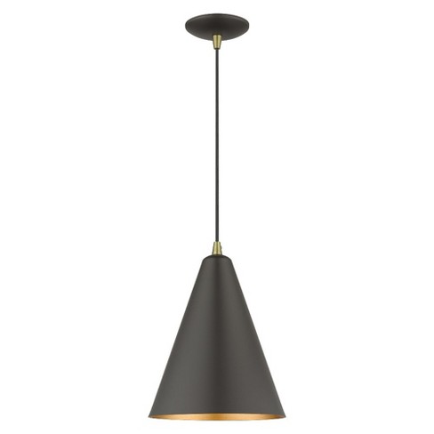 Livex Lighting Dulce 1 - Light Pendant in  Bronze/Antique Brass - image 1 of 4