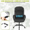 BestMassage Big and Tall Office Chair Desk Chair with 500 lbs Weight Capacity & PU Leather Upholstery  Task Computer Chair for Heavy People - 3 of 4