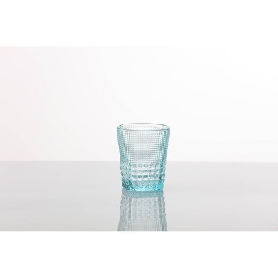 Photo 1 of 11.5oz 6pk Crystal Malcolm Double Old Fashion Glasses Light Blue - Fortessa Tableware Solutions