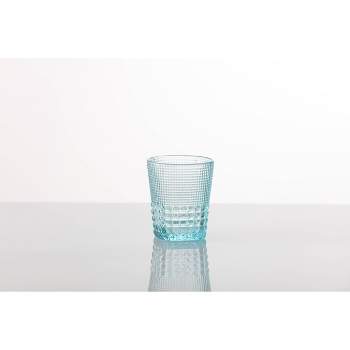 11.5oz 6pk Crystal Malcolm Double Old Fashion Glasses Light Blue - Fortessa Tableware Solutions