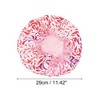 Unique Bargains Women Waterproof Stripe Shower Cap 1 Pc - 2 of 3
