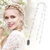 Unique Bargains Women's Fashion Star Braided Hair Chain Silver Tone 2 Pcs - 4 of 4