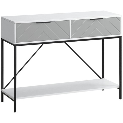 Homcom Modern Console Table With 2