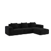Whisen Modular Sofa Bed - Oversized, Convertible, Soft Corduroy Cloud Velvet Fabric, Two Person Combination - 4 of 4