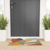 Little Arrow Design Co modern triangle mosaic multi Looped Vinyl Welcome Mat - Society6 - image 2 of 4