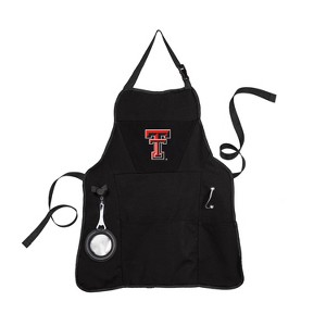 Grill Apron, Black, Texas Tech University - 1 of 4