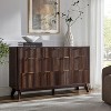 Fluted 7 Drawer Dresser, 54" Modern Dresser with Faux Marble Topped & Curved Design, Wooden Storage Organizerfor Bedroom, Living Room - 4 of 4