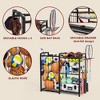 MOEPISY Garage Sports Equipment Organizer, Ball Storage for Gear and Toys, Large Capacity, Black and brown - 2 of 4
