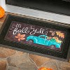 Evergreen Indoor Outdoor Doormat Bundle Set of 5 - Frame and 4 Welcome Seasonal Inserts Blue Truck Geraniums Snowmen Popsicles - 2 of 4