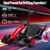 Ride On Go Kart for Kids, 24V 7Ah Battery Two 200W Motors, 7.5MPH Fast Drifting Circling Car, Stretchable Length Electric Ride Toy - 2 of 4