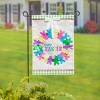 Evergreen Colorful Bunny Wreath Garden Applique Flag 12.5 x 18 Inches Indoor Outdoor Decor - 4 of 4