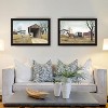 2Piece Vignette Miller's Creek Bridge, Going to Market Black Framed Wall Art for Living Room, Bedroom Wall Art Print for Home Decor by Billy Jacobs - 4 of 4