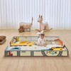 VEVOR Baby Play Mat, 59"x71" Baby Crawling Mat, Non-Slip One-Piece Foam Baby Playmat, Foldable Portable Reversible Floor Mat with Travel Bag, Grey - 2 of 4