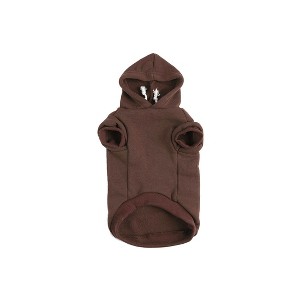 Unique Bargains Winter Spring Fall Dog Hooded Sweatshirt - 1 of 4