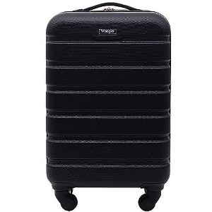 Generic 20" Spinner Carry-On Luggage, Black - 1 of 4