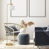 63" Wyatt Globe Shade Floor Lamp White - River of Goods: Gold-Tone Metal, Retro Style - image 2 of 4