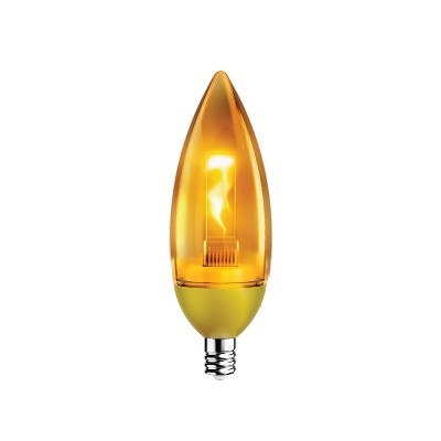 GE Flicker Flame LED Light Bulb with Small Base