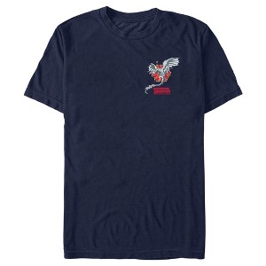 Men's Dungeons & Dragons: Honor Among Thieves Silver Dragon Icon T-Shirt - 1 of 4