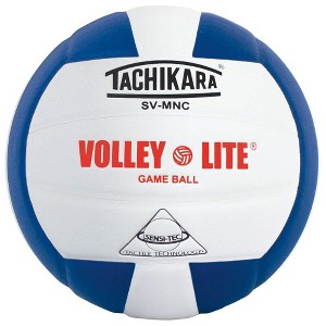Tachikara SVMNC.RYW Indoor Sensi Tec Composite VolleyLite Volleyball - Royal/White - 1 of 1
