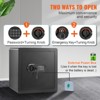 VEVOR Safe, 1.8 Cubic Feet Home Safe, Steel Security Safe with Digital Keypad and 2 Keys, Cabinet Safe with Fire-proof Bag, Protect Cash, Gold - 4 of 4