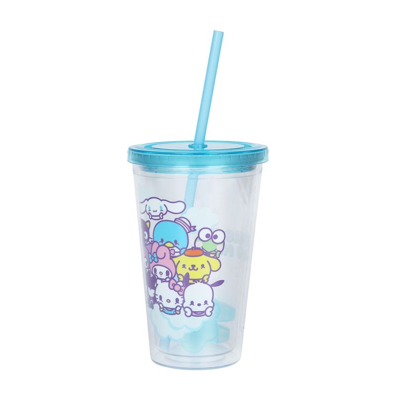 Hello Kitty & Friends 16 Oz. Acrylic Cup With Reusable Straw, 4 of 7