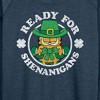 Women's - Garfield - Ready For Shenanigans Lightweight French Terry Wide Neck Long Sleeve Shirt - 2 of 4