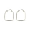 SHINE by Sterling Forever Belinda Textured Square Earrings - 3 of 4