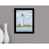 HomeRoots Cape May Light Black Framed Print Wall Art - 2 of 4