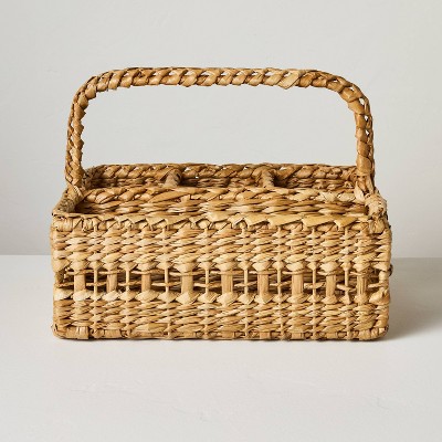 Image of Natural Woven Utensil Caddy - Hearth & Hand™ with Magnolia