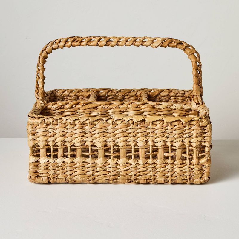 Natural Woven Utensil Caddy - Hearth &#38; Hand&#8482; with Magnolia, 1 of 6