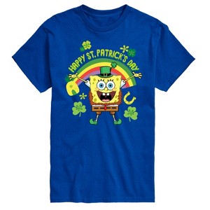 Men's - SpongeBob Squarepants - Happy St. Patricks Day Short Sleeve Graphic T-Shirt - 1 of 4
