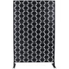 PAGED Outdoor Privacy Screen, Metal Patio Privacy Screen Outdoor, Outdoor Privacy Screen Freestanding for Deck Balcony Patio Lawn Garden - 3 of 4